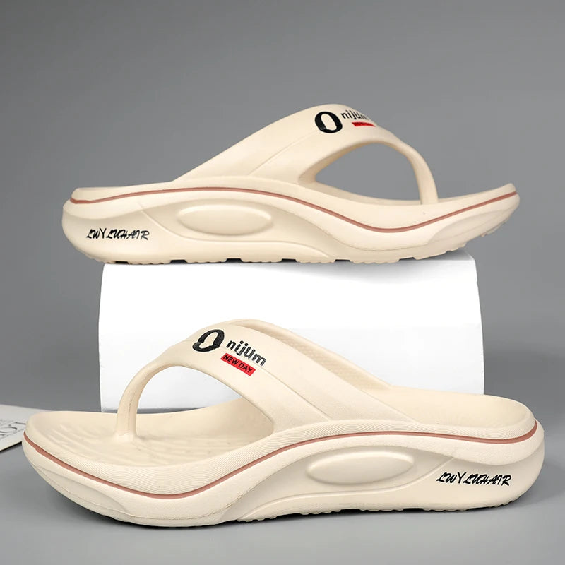 Summer Men Slippers Non Slip EVA Flip Flops Lightweight Home Sandals Soft High Quality Slides Fashion Outdoor Beach Bathroom
