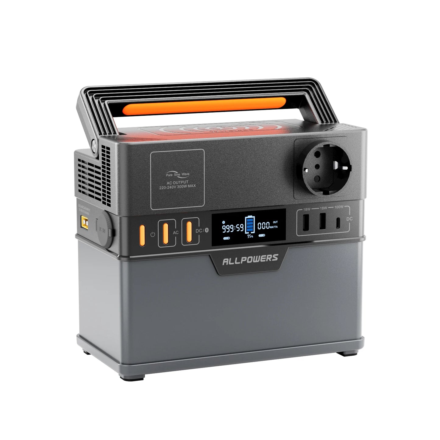 ALLPOWERS S2000 PRO 2400W / 700W / 300W / 200W Portable Power Station Solar Generator Emergency Power Supply for Iphone Camping