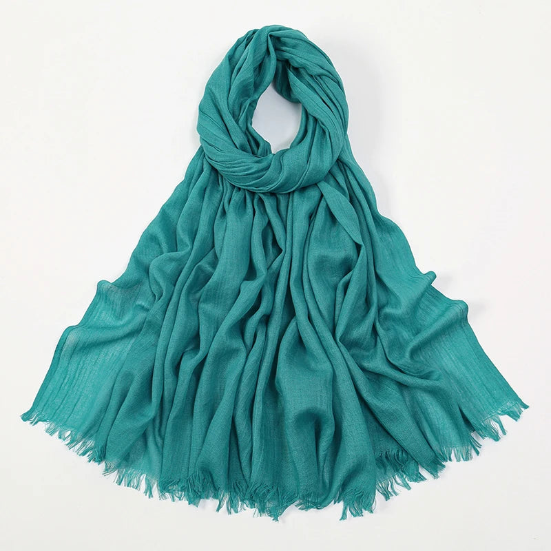 55 Color 110x180cm Big Size Modal Muslim Jersey Hijab Women Solid Scarf Ramadan Long Shawl Plain Soft Turban Wraps Headband