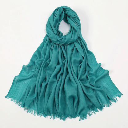 55 Color 110x180cm Big Size Modal Muslim Jersey Hijab Women Solid Scarf Ramadan Long Shawl Plain Soft Turban Wraps Headband