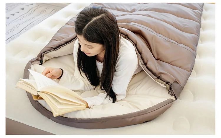 Naturehike 2026 New Widen 1-2 Person Sleeping Quilt With Hood Waterproof 4 Season Machine Washable Travel Camping Sleeping Bags