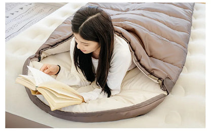Naturehike 2026 New Widen 1-2 Person Sleeping Quilt With Hood Waterproof 4 Season Machine Washable Travel Camping Sleeping Bags