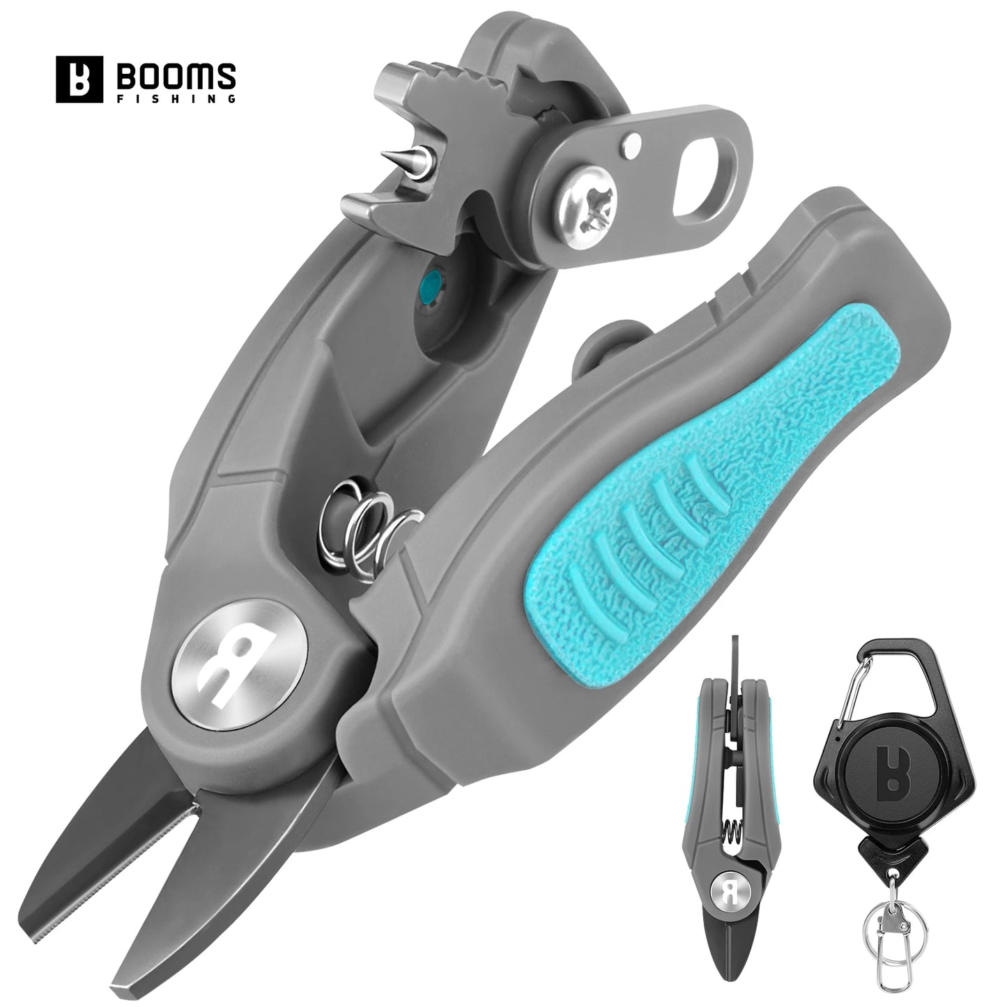 Booms Fishing Stainless Steel Mini Fishing Line Cutter Small Fishing Braided Mono and Fluoro Lines Scissors Fishing Gear Tools