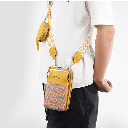 Baellerry New Big Capacity Women Phone Bags Crossbody Shoulder Female Composite Bag Handbag Zipper Coin Pocket Women's Wallet