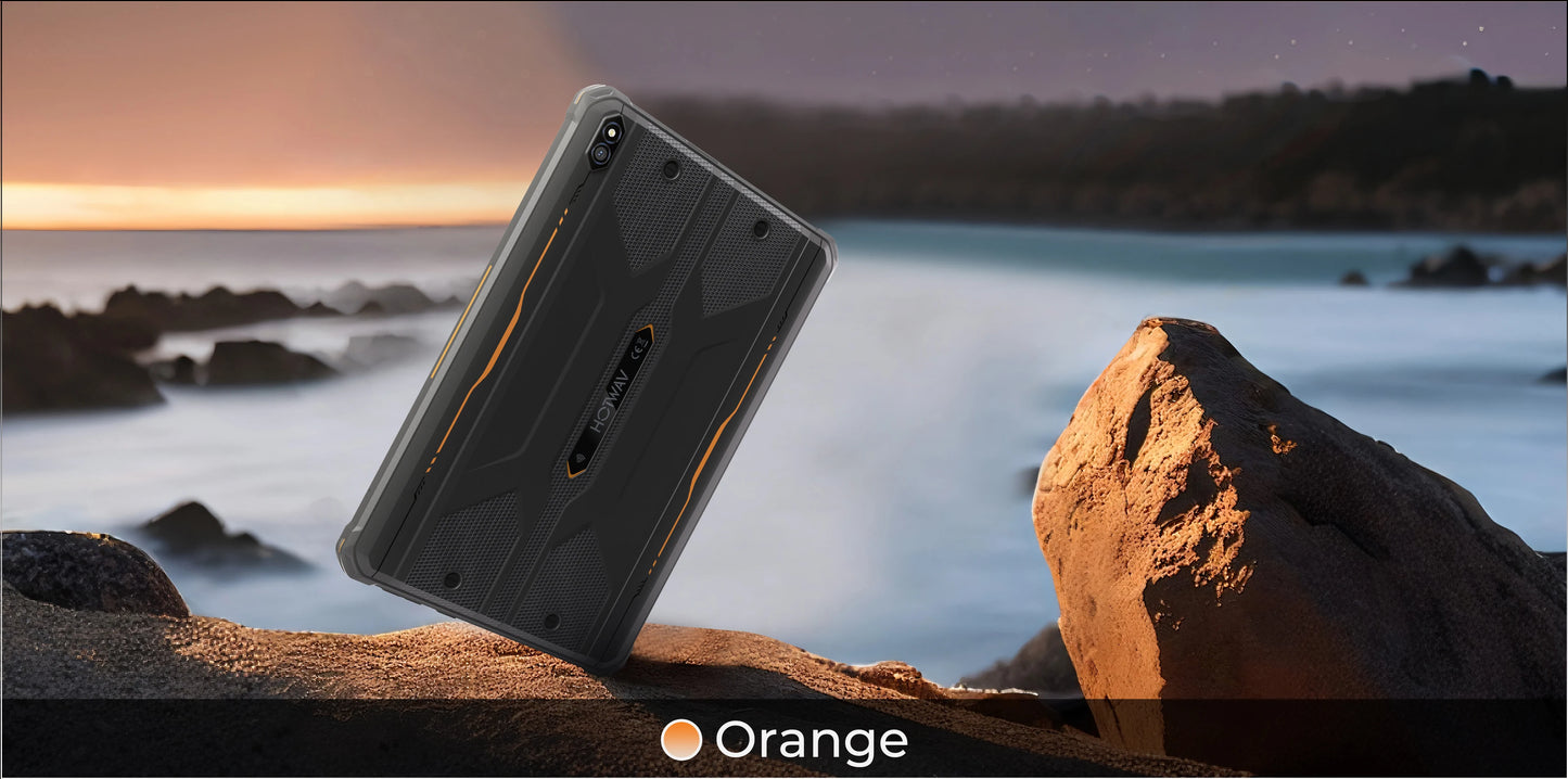 HOTWAV R10 Pro Rugged Tablet 10800mAh Massive Battery 10.1'' HD+ Display Octa-core Pad Android 14 8GB/16GB Expansion RAM 256GB ROM 13MP + 5MP Camera 4G Global Tablet PC