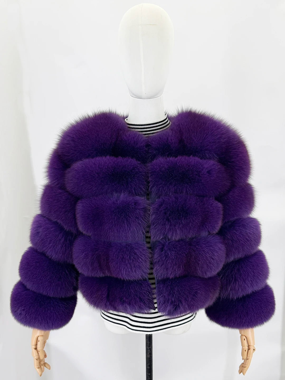 Women's Fur Coat Fox Fur Jackets for Women Clothing Natural Real Fox Fur Jacket Coats for Women Fur Jacket in Promotion