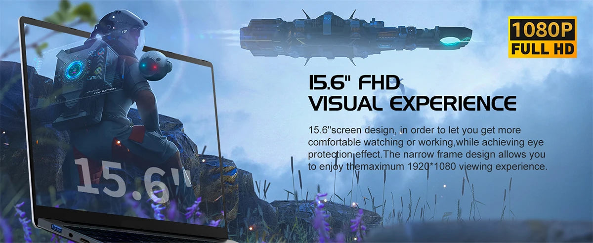 15.6' Intel Core I9 10980HK Laptop Computer Windows 11 Pro 16GB RAM 1TB SSD M.2 Notebook PC Gamer Portable Laptops Gaming Office