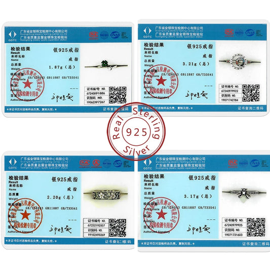Rings Hot Sales 925 Sterling Silver Love Heart Sun Moon Star Iris Adjustable Rings For Women Wedding Birthday Party Jewelry Gift
