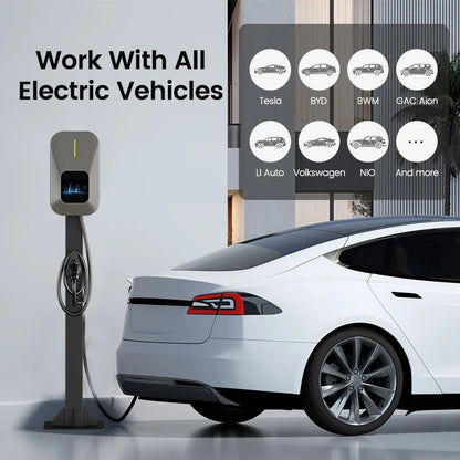 Manufacturers 11kW GBT OCPP1.6J Commercial Electric Vehicle Wallbox EV Charger Pile AC Fast Charging Station