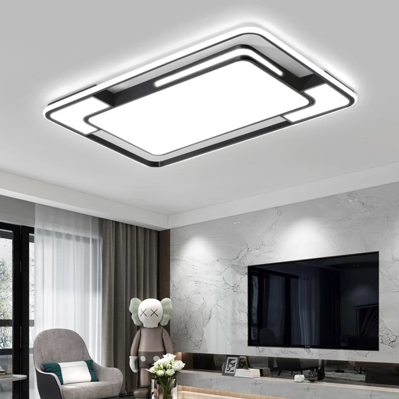Living Room LED Ceiling Lamp Modern Simple Bedroom Room Dining Light Nordic Lustre Home Decoration Interior Lighting Chandelier