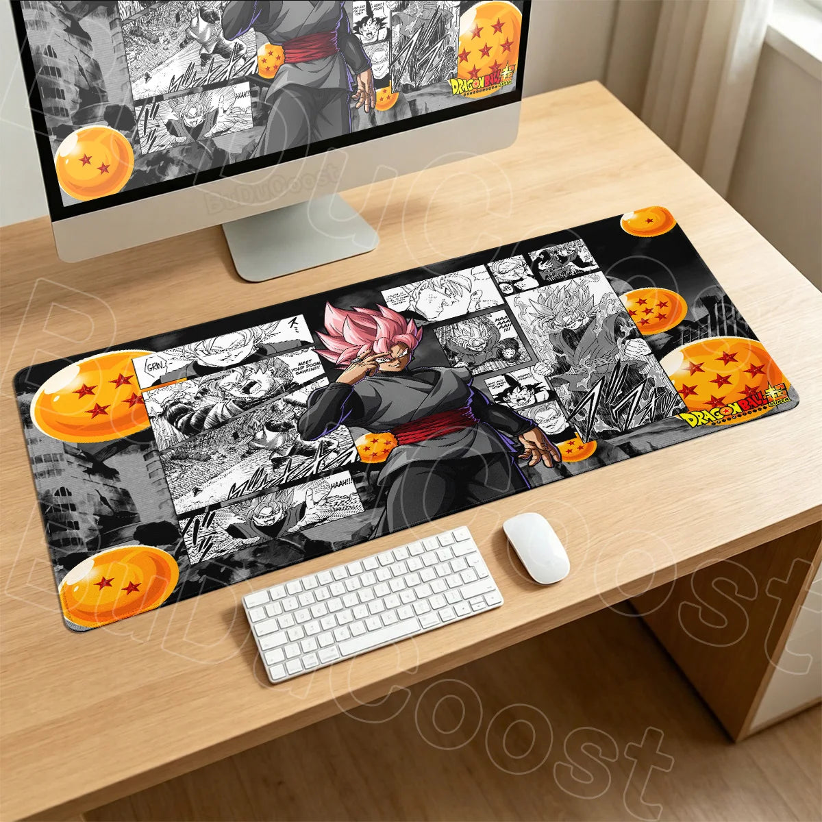 Anime Gaming Anti-slip Mousepad 300x600mm Computer Gamer Carpet Gift Dragon Ball Vegeta Lock Edge Deskmat XL Laptop Keyboard Rug