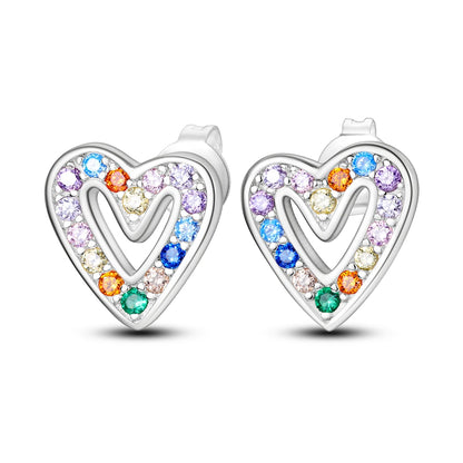 925 Sterling Silver Star Moon Heart Shape Earrings Jewelry Versatile Hoop Earrings For Women Jewelry Fine Birthday Party Gifts