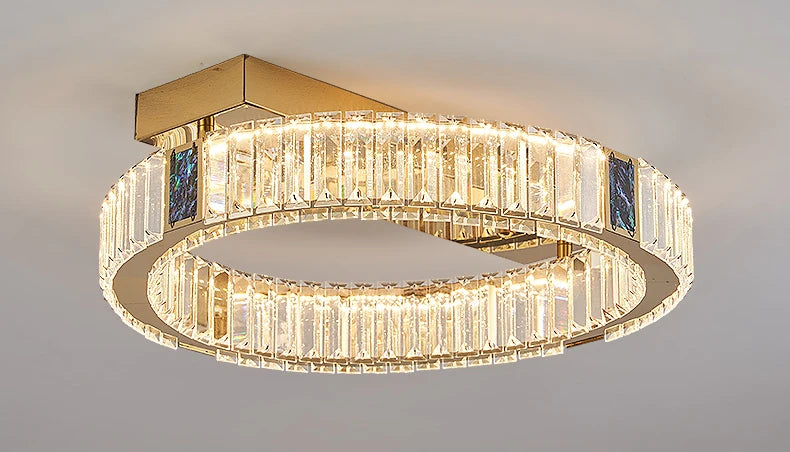 Home Decoration Pendant Lights, Luxury Crystal Living Room Chandelier, Bedroom Pendant Lamp, Ceiling Light, Indoor Lighting