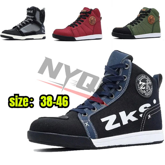 Motorcycle Boots Motos Riders Protective Boots Waterproof Non-slip Motocross Mountain Racing Shoes Casual Shoes 오토바이 부츠