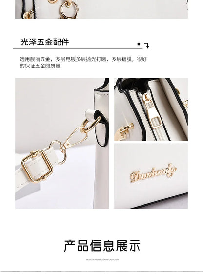 New women bag Fashion Shoulder bags handbag  for women 2025  Handbags leather Printed monogram single shoulder straddle bag