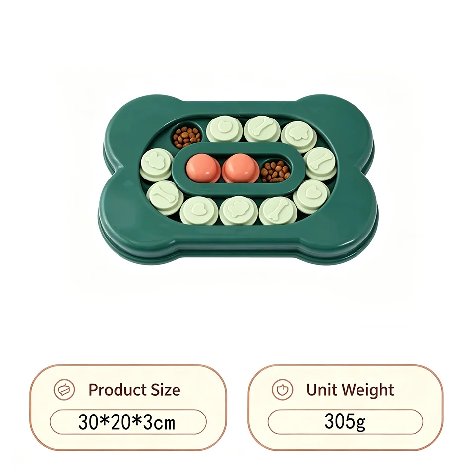Dog Puzzle Toys Slow Feeder Interactive Brain Increase Puppy IQ Food Dispenser NonSlip Slowly Eating Bowl Pet Cats Dogs Training