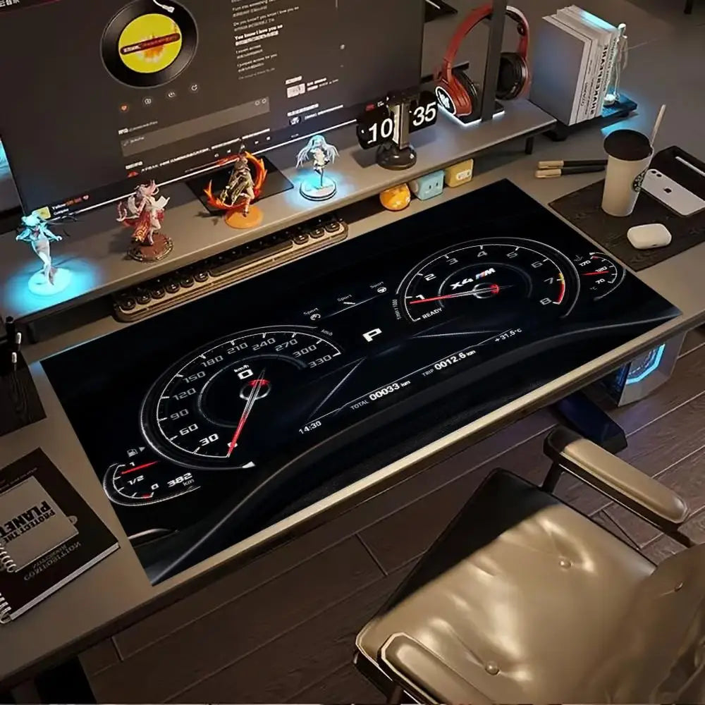 XXL Car Dashboard Mouse Pad Large Computer Office Game Table Mats  Rubber Anti-slip Gaming Keyboard Mousepads Long Desk Pads