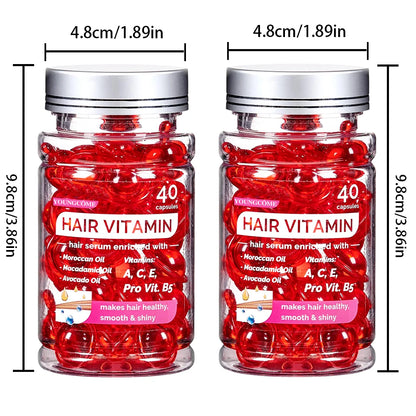 "80PCS/40PCS Avocado & Argan Oil Hair Serum – Repairing, Frizz Control & Shine Boost – For Dry & Damaged Hair"