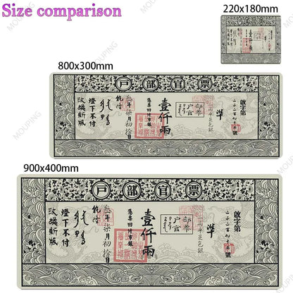 Grid Desk Mat Black Mouse Pad Gamer Laptop Office Carpet Big Mousepad Xxl Anime Computer Tables Rubber Mouse Pad Large Deskmat