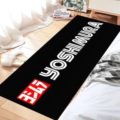 Motorcycle Carpet Garage Mat Racing Cool Moto Display Motorcycle Display Mat Anti-slip Home Decor Long Strip Comfortable Rugs