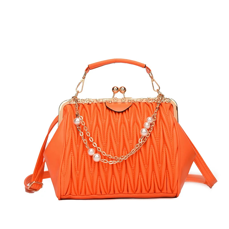 New Summer Women's Shoulder Bag Thick chain Handbag Sense of luxury Ladies Clouds Crossbody Messenger Bags Designer PU Women Bag