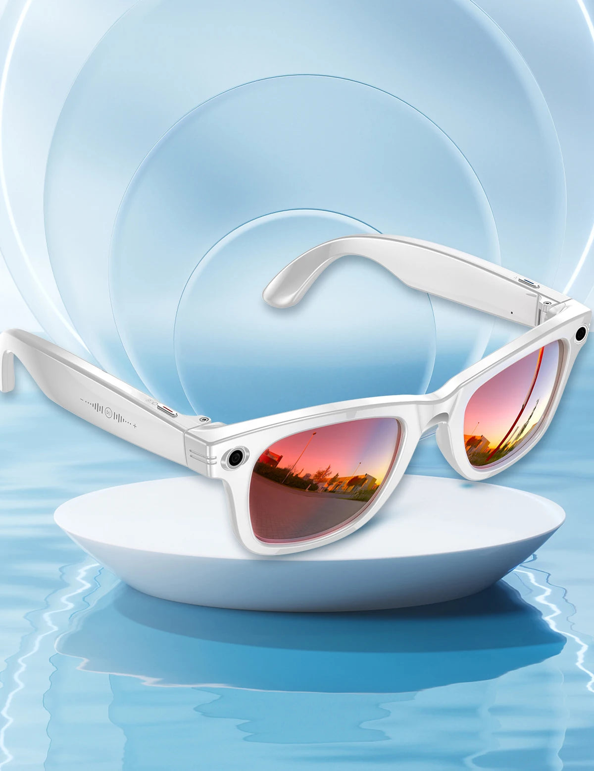 LIGE 2026 4K 13MP Smart Glasses Men HD Camera AI Translation Chat WIFI Video Recording Bluetooth Call Audio Sunglasses Men Women
