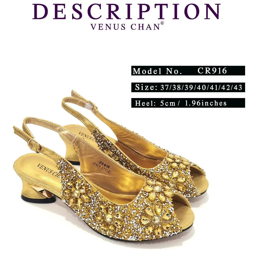 2024 Shoes and Bag for Party Wedding Plus Size Women Shoes 43 High Heels Sexy Ladies Luxery Shoes Women Dress Pumps with Purse