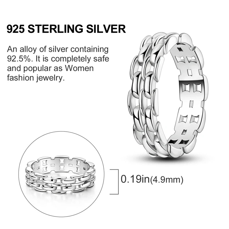 2026 New 925 Sterling Silver Rings Zircon Sparkling CZ Rings Rings For Women Original Wedding Fine Jewelry Accessories Gifts