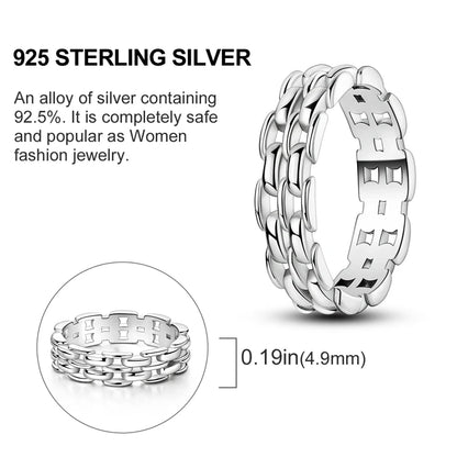 2026 New 925 Sterling Silver Rings Zircon Sparkling CZ Rings Rings For Women Original Wedding Fine Jewelry Accessories Gifts
