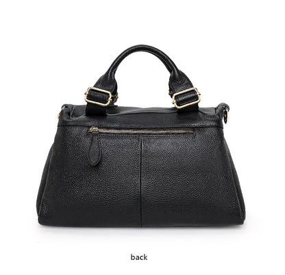 Aidrani Genuine leather handbag 2025 women's fashion bag premium leopard print luxury brand top cowhide bag