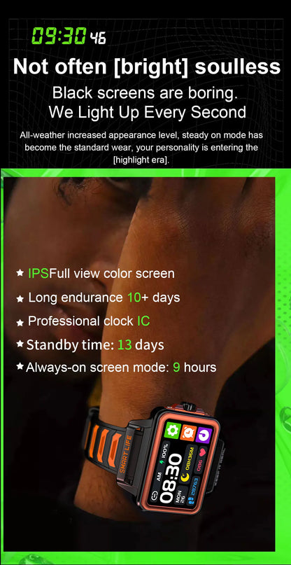 S666 Fashion Smart Watch Men Women Bluetooth Call 1.57" HD Screen Sports Smartwatch Fitness Tracker Outdoor Waterproof