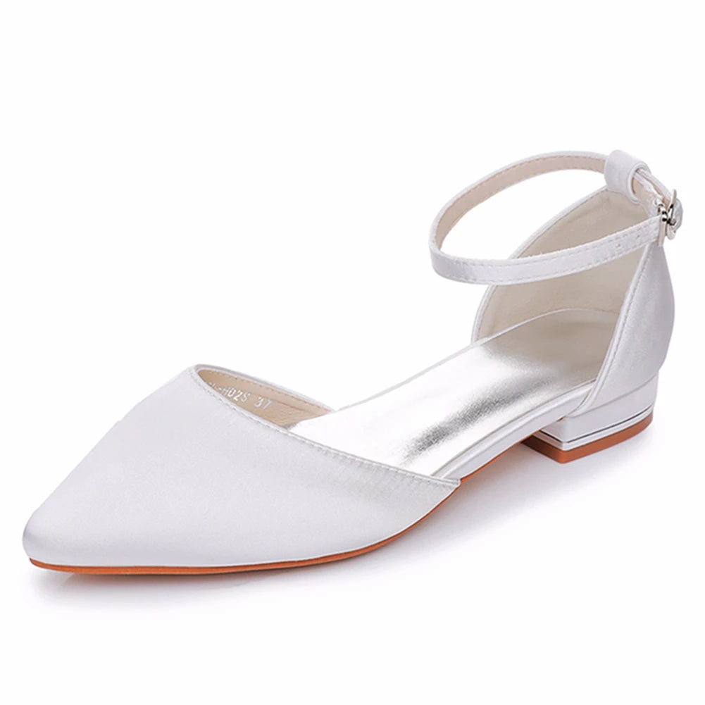 Crystal Queen Women Sandals Ladies Sexy Shoes Female Flats Point Toe Summer Shoes Casual Party Dress Flat