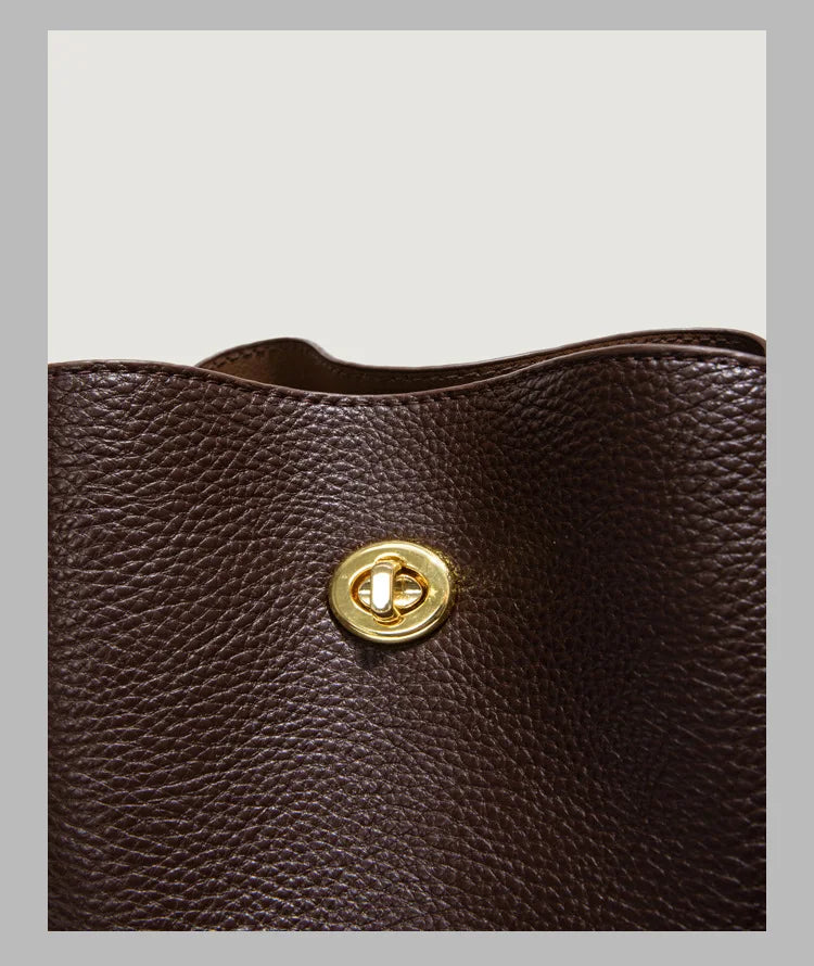 Fashion Women PU Leather Handbags Large Capacity Fashion Female Bucket Shoulder Bag Ladies Messenger Bag Purses and Handbags