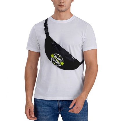 Powerhouse Gym Fanny Bag Custom Bodybuilders Fitness Crossbody Waist Pack Men Women Cycling Camping Phone Money Pouch