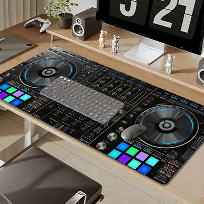 Mouse Pad Music Radio Dj Panel Gamer printon demand Custom Computer MousePad Natural Rubber Office Soft PC Accessory Desktop Pad