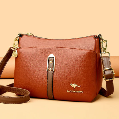 Genuine High Quality Soft Leather Women's Handbag Trend Designer Female Crossbody Bag Casual Shoulder Messenger Handbags 2025