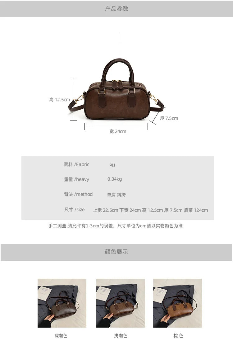 Women 2026 New Fashionable Classic Style Square Shoulder Crossbody Bags Solid Zipper Popularity Sense Luxury Handbags