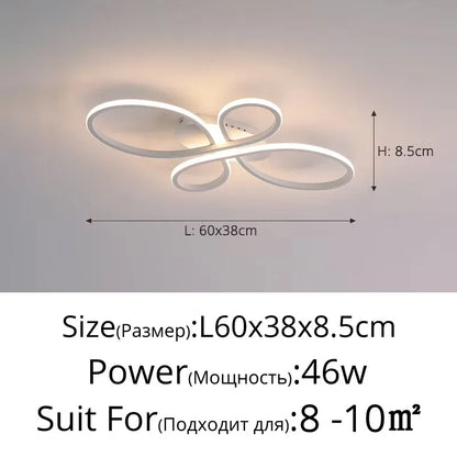Simple Led Ceiling Light Creative Living Room Bedroom Study Dining Room Ceiling Lamp Nordic Modern Home Indoor Lighting Fixtures