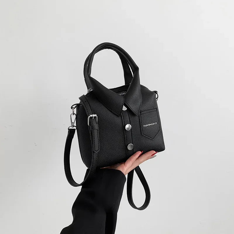 PU Square Compact Shoulder and Crossbody Bags Zipper Unique Design High Quality Hand Bags for Women 2026 Designer Style Bolso