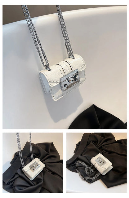 Chain Female Bag Mini Summer Crossbody Bags for Women Fashion Luxury Designer Handbag Women's 2025 Trend Woman Shoulder Purse