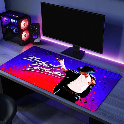 M-Michael J-Jackson Mouse Pad Large Desk Mat Keyboard Ergonomic Office Rubber PC Non-slip Anti-fray Home Custom Best Price