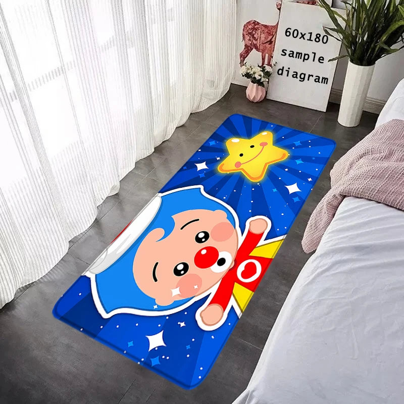 Cartoon Foot Rug Welcome Floor Mat for Entryway Plim Plim Bathroom Hallway Carpet Kitchen Water Adsorbed Rugs Fluffy Home Decor