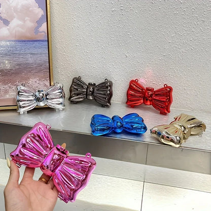 Luxury Golden Evening Bag Purses and Handbags Designer Shoulder Bags Funny Shape Party Wedding Round Acrylic Shiny Clutch Purse