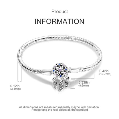 925 Sterling Silver Heart Love Snake Chain Bracelet Infinite Knot Butterfly For Women Fit Original Charms Beads Jewelry Gift
