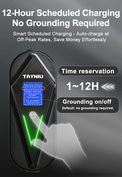 TAYSLA 3.5KW 16A Portable EV Charger NEMA 5-15 Plug TYPE1 SAE J1772 TYPE2 GB/T Electric Car Charger for BYD Geely EX2 Changan