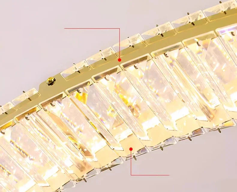 home decorationPendant lights, luxury crystal living room chandelier, dining room Pendant lamp, ceiling light, indoor lighting