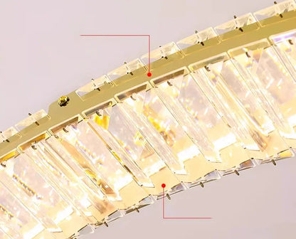 home decorationPendant lights, luxury crystal living room chandelier, dining room Pendant lamp, ceiling light, indoor lighting