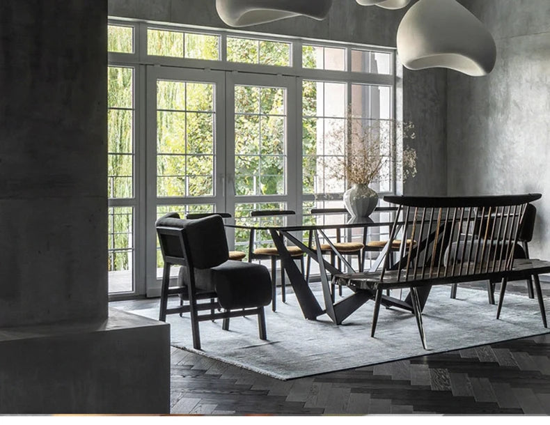 Nordic Wabi Sabi Pendant Lamps Dining Room Lighting Modern Living Room Bedroom LED Ceiling Chandelier Loft Lustre Hanging Lights