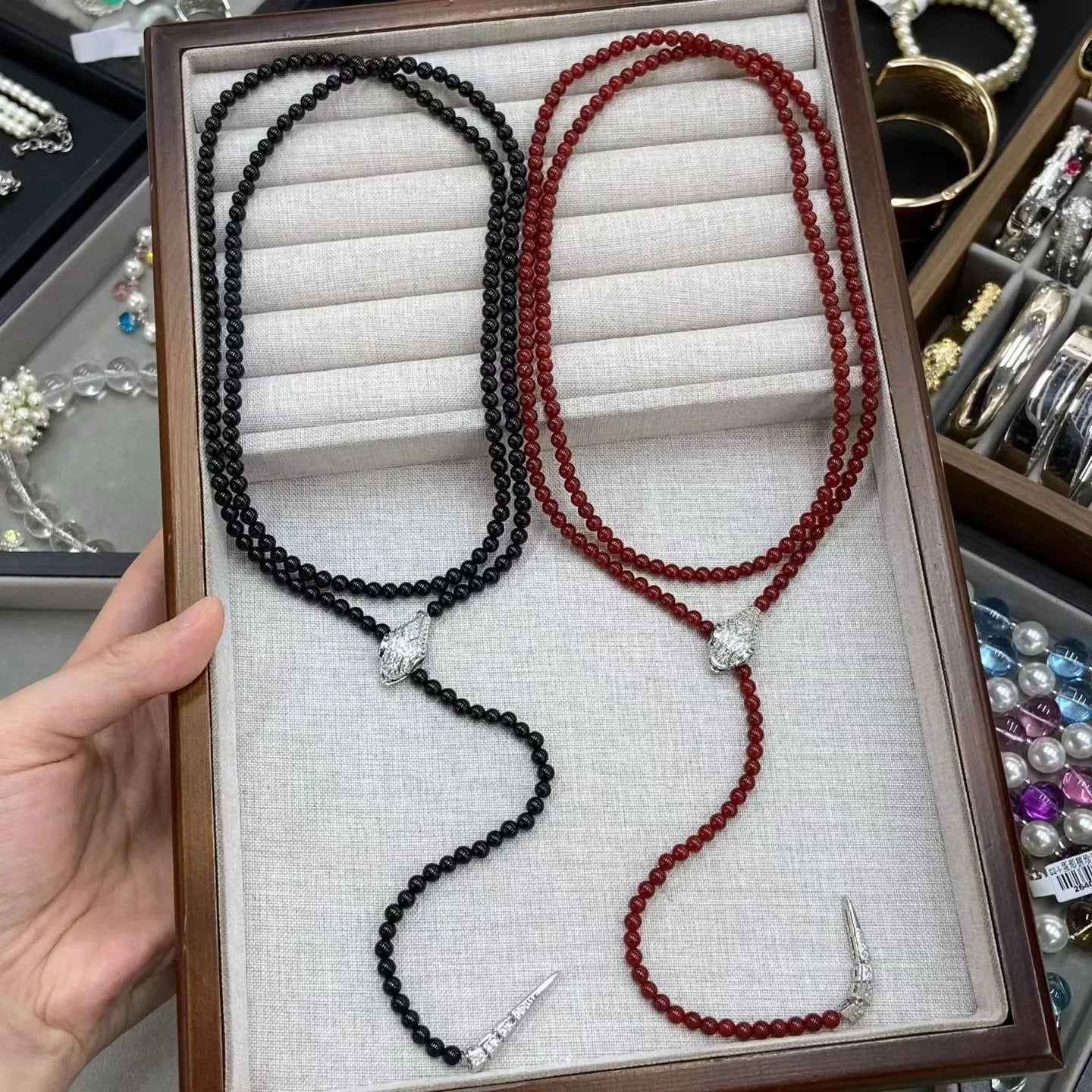 Vintage Women's Turquoise Snake Necklace Jewelry Fashion Accessory
