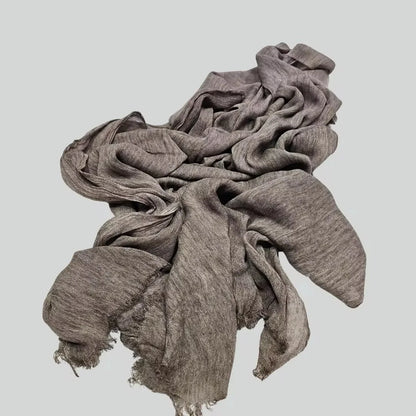 Fashion Crinkle Cotton Royan Hijab Scarf for Muslim Women Islamic Long Soft Shawls Wraps Short Tassel Bufanda Accessories